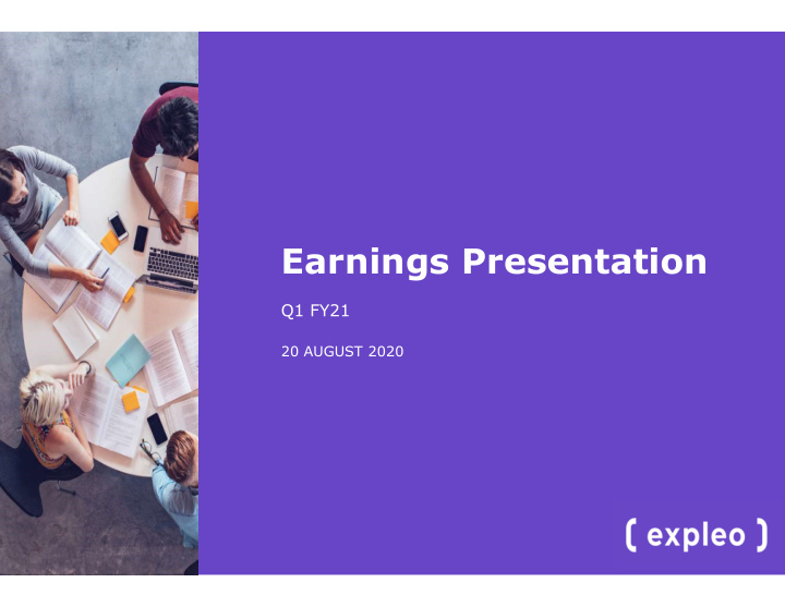 earnings presentation