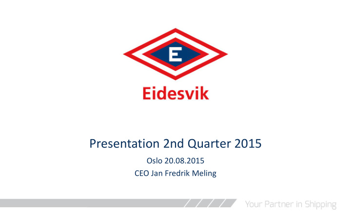 presentation 2nd quarter 2015