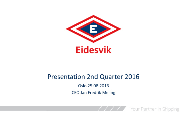presentation 2nd quarter 2016