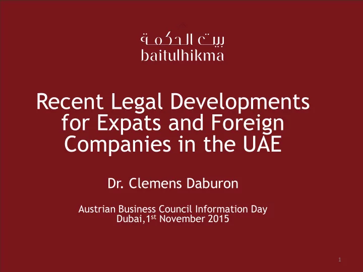 for expats and foreign