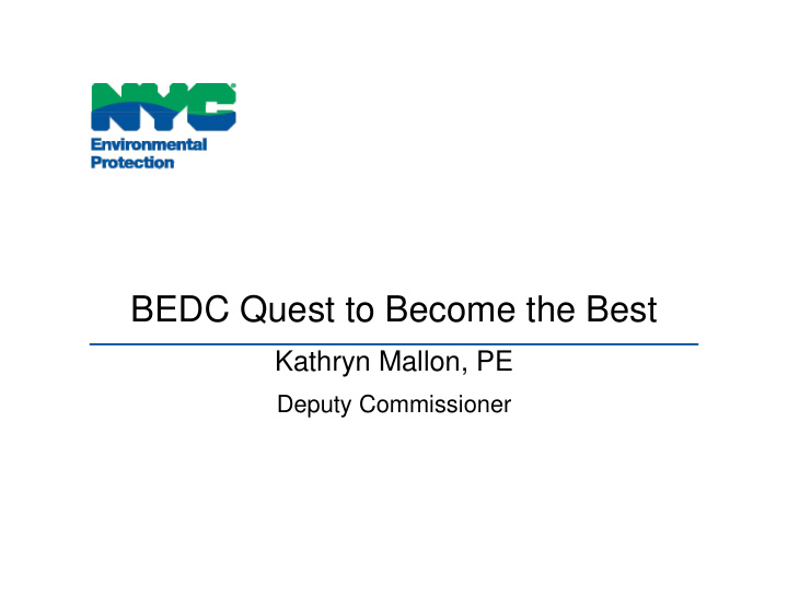 bedc quest to become the best