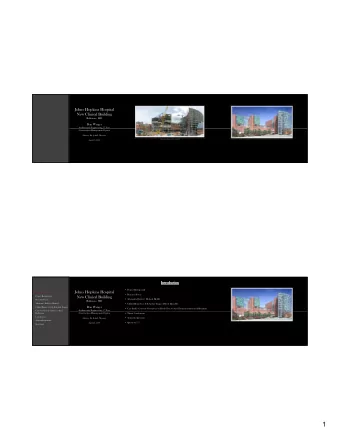 1  Project  Proj  Project  Proj  Bac  Bac  Background  Background  Johns Hopkins Hospital  Johns