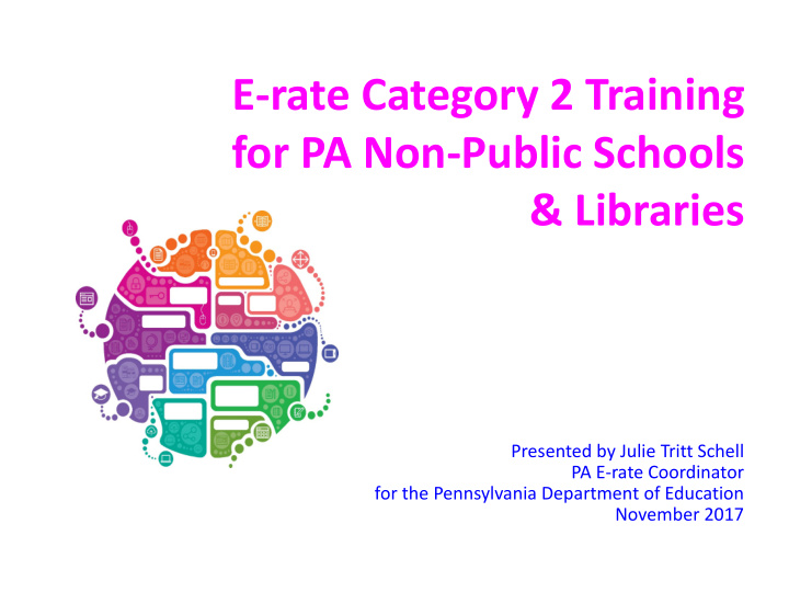 e rate category 2 training for pa non public schools