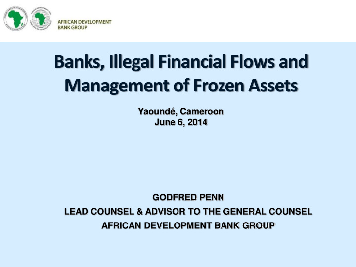 banks illegal financial flows and