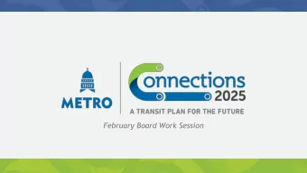 February Board Work Session  Today's Work Session  Recap work to date and current status