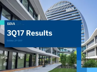 3Q17 Results October, 27 th 2017  3Q 2017 Results October 27 th 2017 / 2  Disclaimer  This document