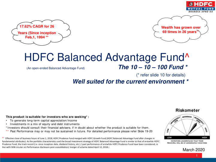 hdfc balanced advantage fund