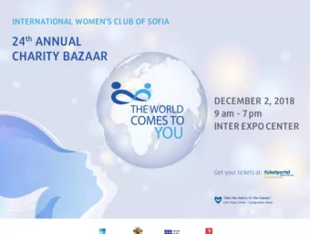 Welcome-Albena  Sign-in, distribution of packets--Milena  General information about the