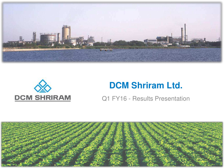 dcm shriram ltd