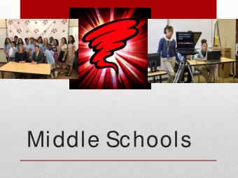 Middle Schools  Linco  ncoln Mi  n Middle S  Sch  chool  ol  12.01.2017  Lincoln PTO is helping to