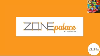 Hotel Fact Sheet  93 Rooms , 7 categories  Bazaar - All Day Dining Restaurant  124 covers