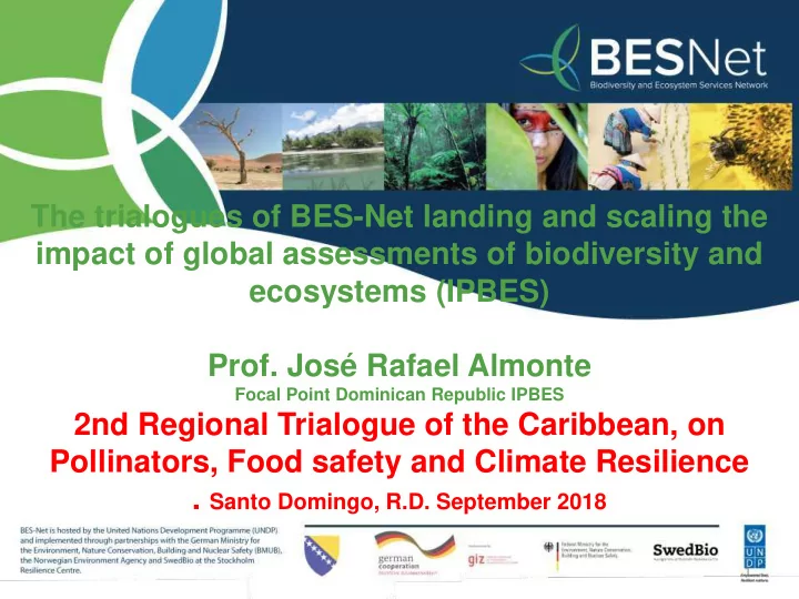 2nd regional trialogue of the caribbean on