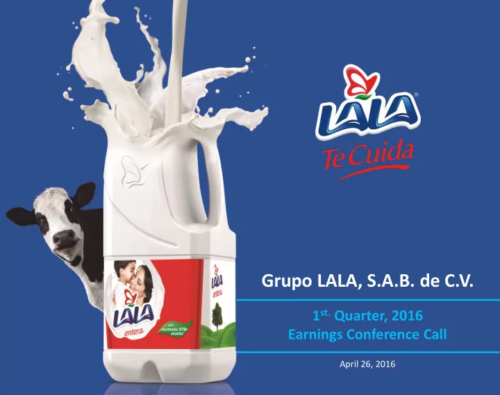 grupo lala s a b de c v