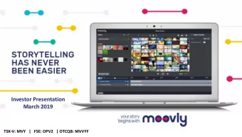 Click to edit Master title style  Click to edit Master subtitle style  Investor Presentation  March