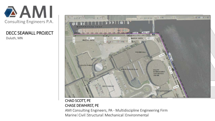 decc cc se seawall pr project ct