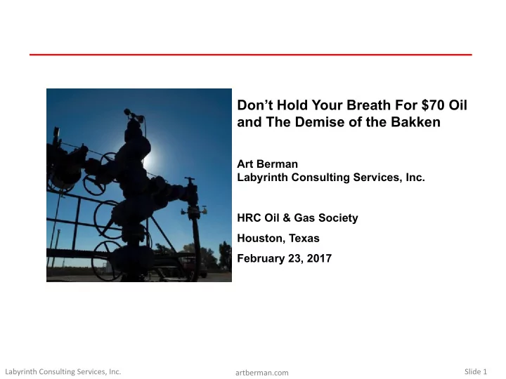 don t hold your breath for 70 oil and the demise of the