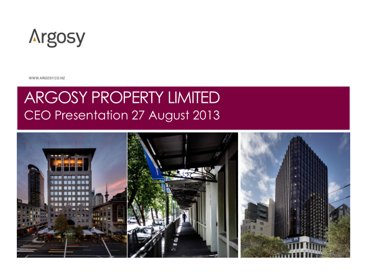 argosy property limited