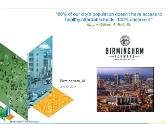 80% of our citys population doesnt have access to healthy affordable foods; 100% deserve