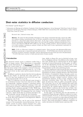 arXiv:cond-mat/0202149   11 Feb 2002  Received: date / Revised version: date Abstract. We study the