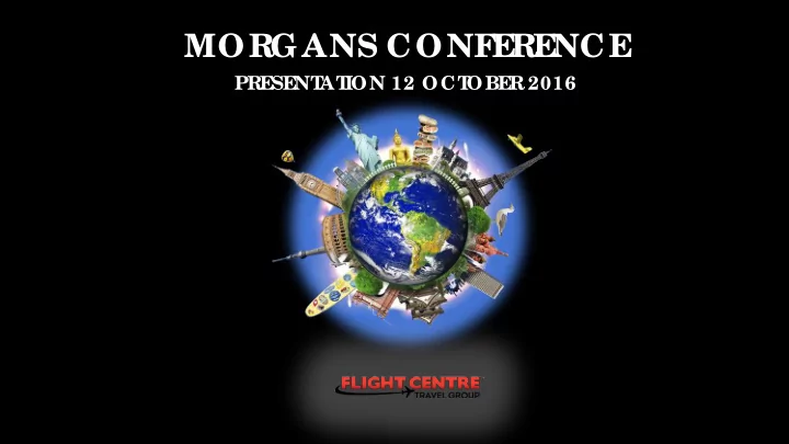 morgans conf e re nce