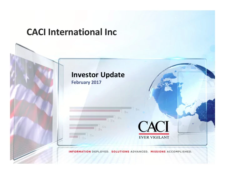 caci international inc
