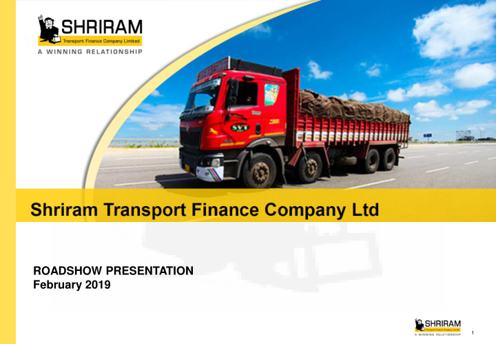 roadshow presentation february 2019