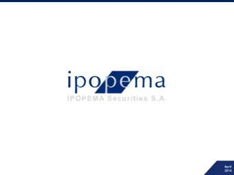 The IPOPEMA Group - an introduction  IPOPEMA Securities  IPOPEMA TFI  IPOPEMA AM  IPOPEMA BC  Sales