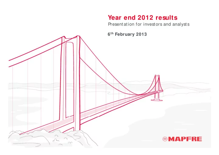 year end 2012 results