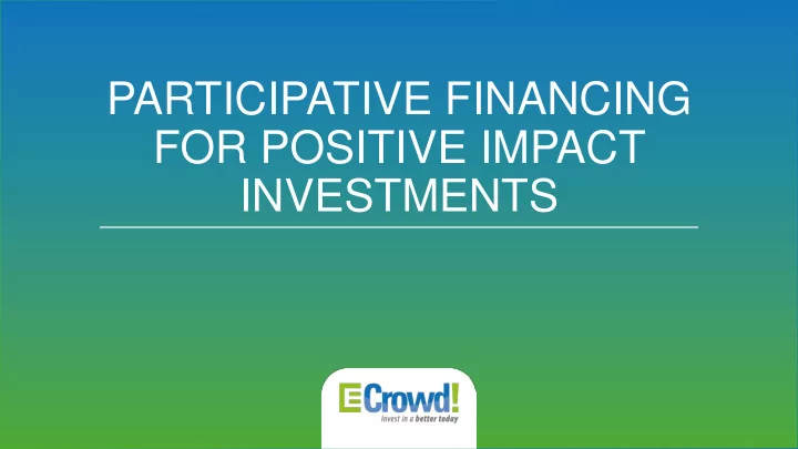 investments