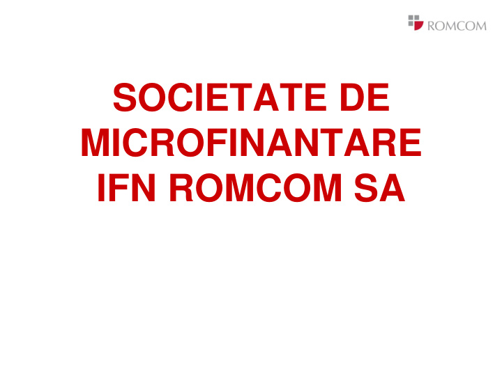 microfinantare