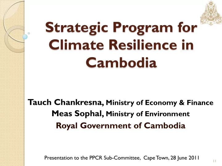 climate resilience in