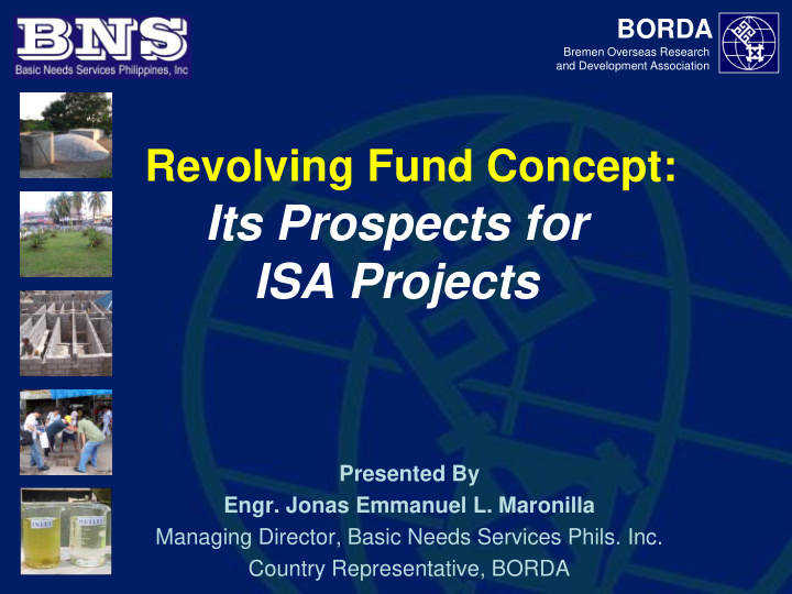 its prospects for isa projects