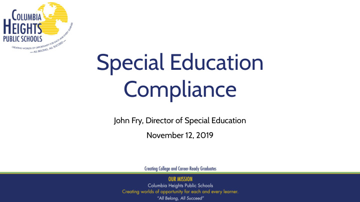 special education compliance