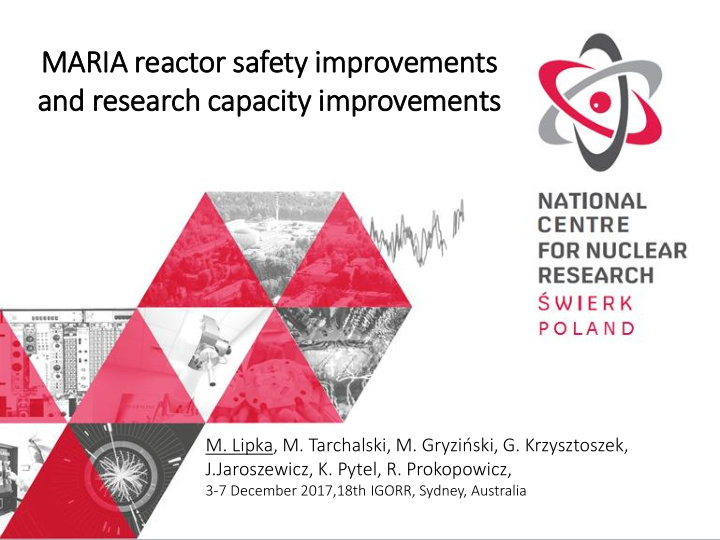 maria reactor safety im improvements and research