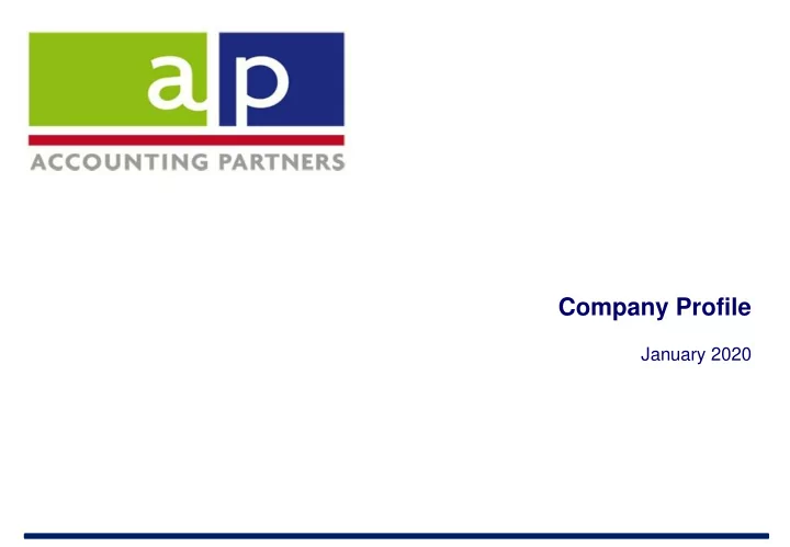 company profile