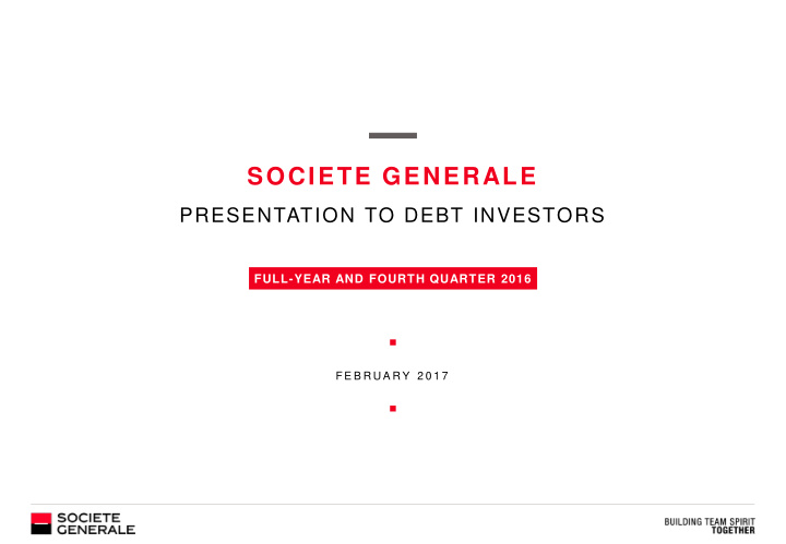 societe generale