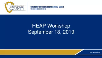 September 18, 2019  www.SBCounty.gov  Page 2  Office of Homeless Services Staff  Dawn Jones