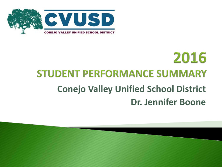 conejo valley unified school district dr jennifer boone