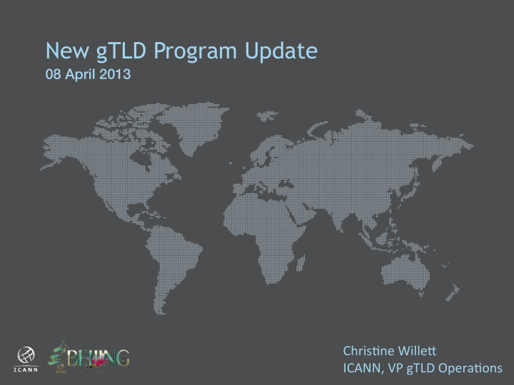 new gtld program update