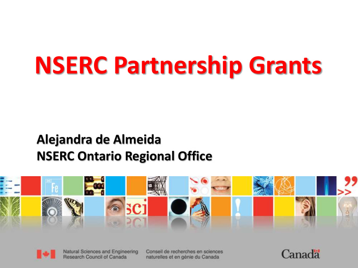 nserc partnership grants