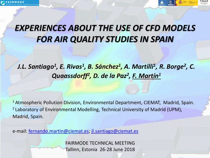 for air quality studies in spain