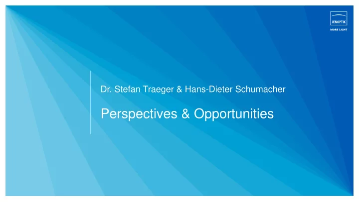 perspectives opportunities status vincorion
