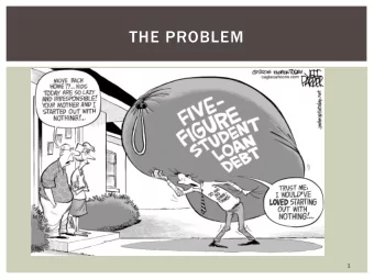 THE PROBLEM  1  SOLUTIONS  What do you think the solutions are?  2  PROPOSED SOLUTIONS