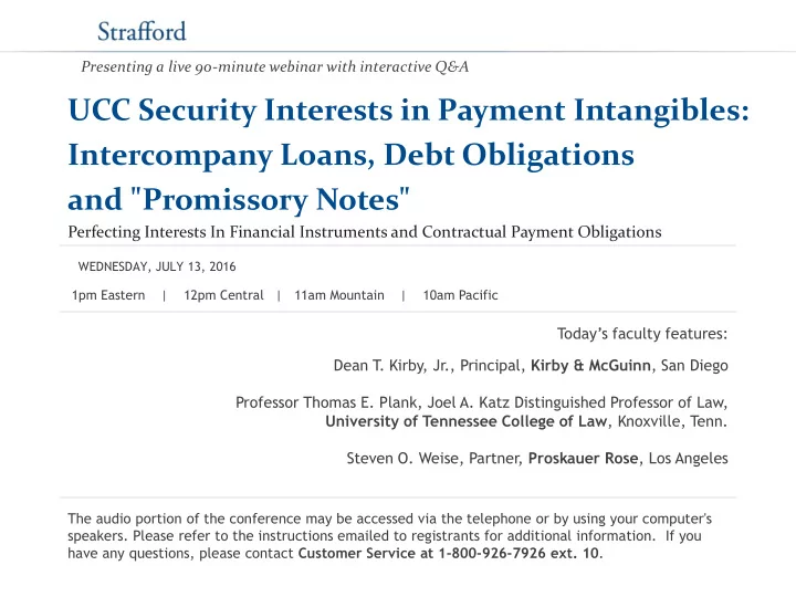 and promissory notes