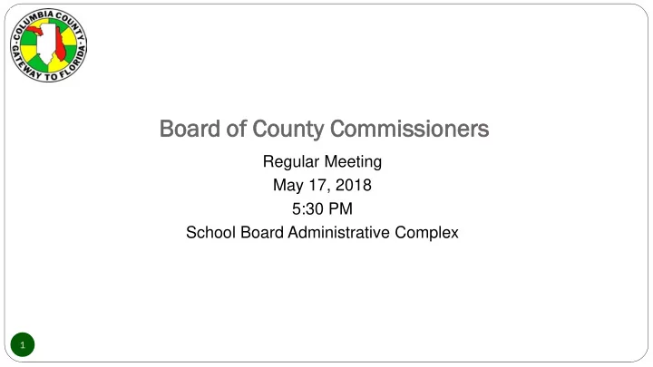 bo board d of f count unty y comm mmissi ssione oners s