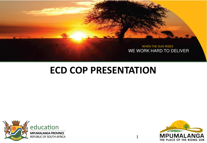 ecd cop presentation