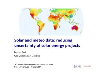Solar  and  meteo  data:  reducing      uncertainty  of  solar  energy