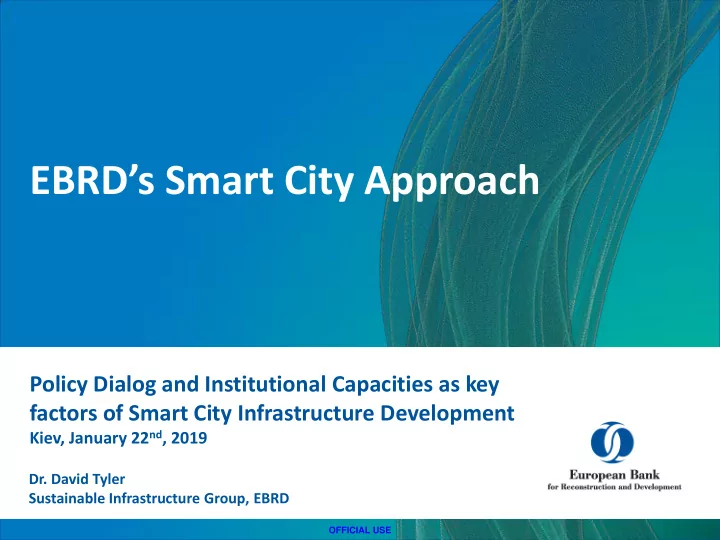 ebrd s smart city approach