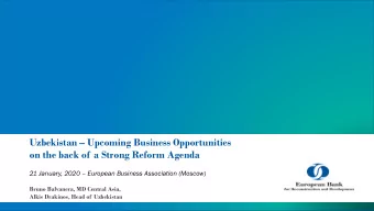 on the back of a Strong Reform Agenda 21 January, 2020  European Business Association (Moscow)