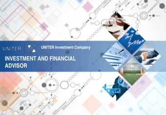 INVESTMENT AND FINANCIAL  ADVISOR  About Us  2018  OUR TEAM PROVIDES FOREIGN INVESTORS AND DOMESTIC